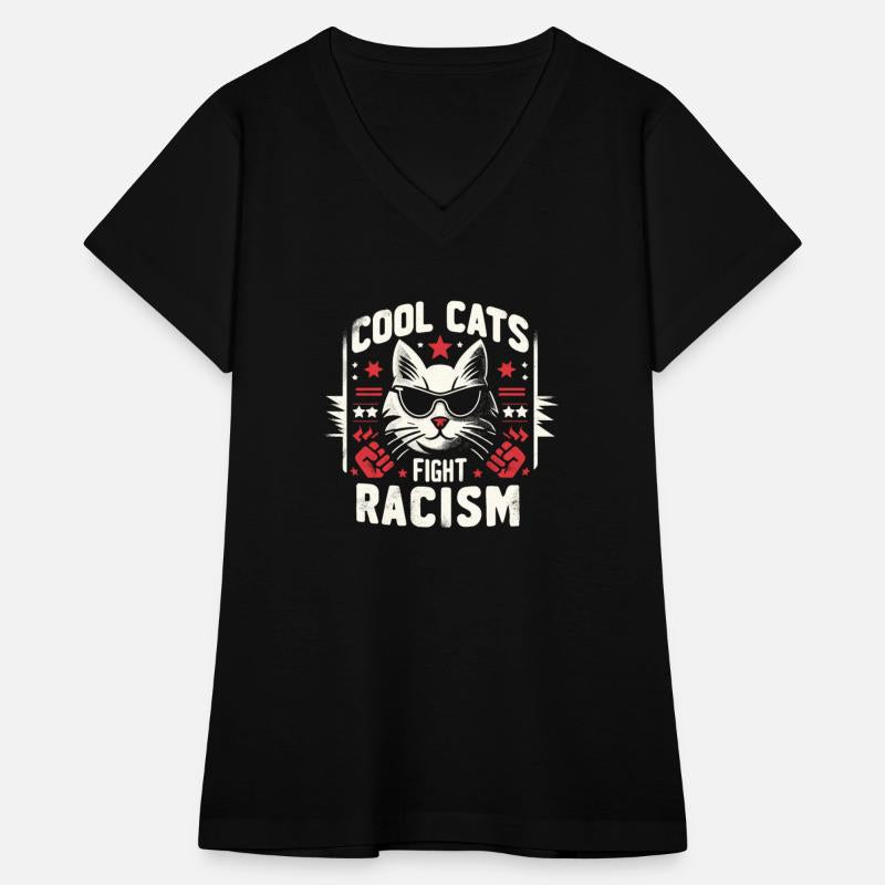 Cats Fight Racism Anti-Racism Eracism