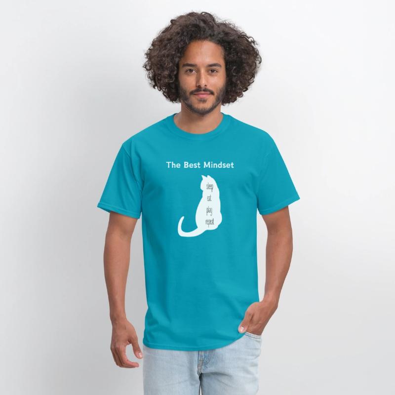 Cat's Life Mantra: Sleep, Eat, Play, Repeat Tee