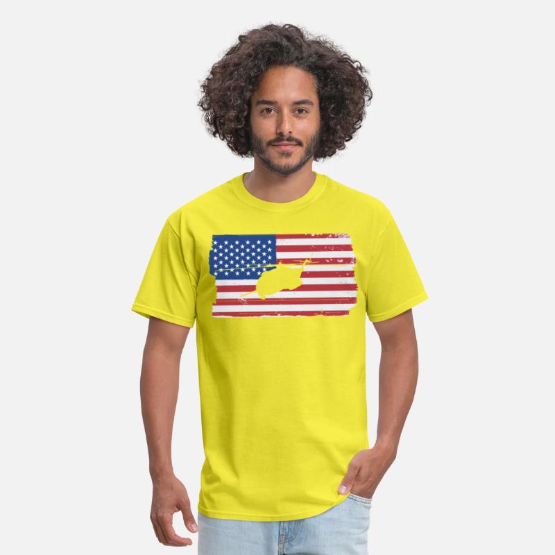 CH-53 Super Stallion Helicopter American Flag CH53