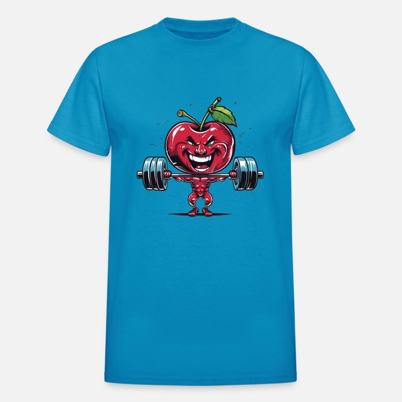 Cherry with dumbbell