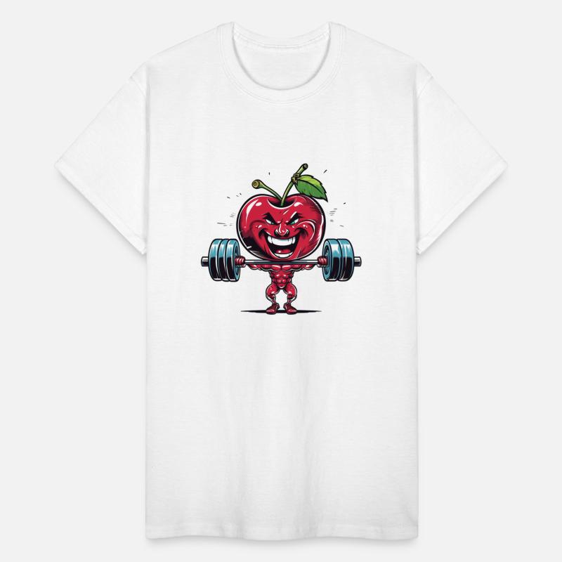 Cherry with dumbbell