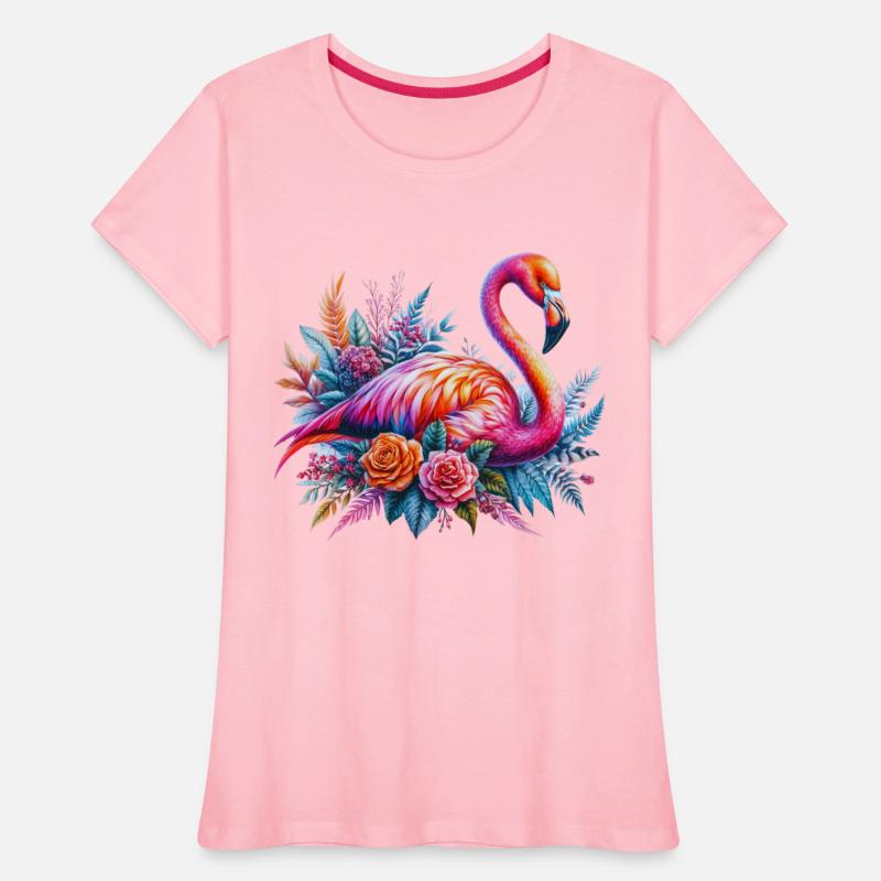 Chic Flamingo Nature-Inspired Style with Floral