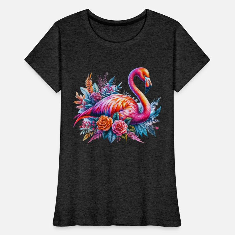 Chic Flamingo Nature-Inspired Style with Floral