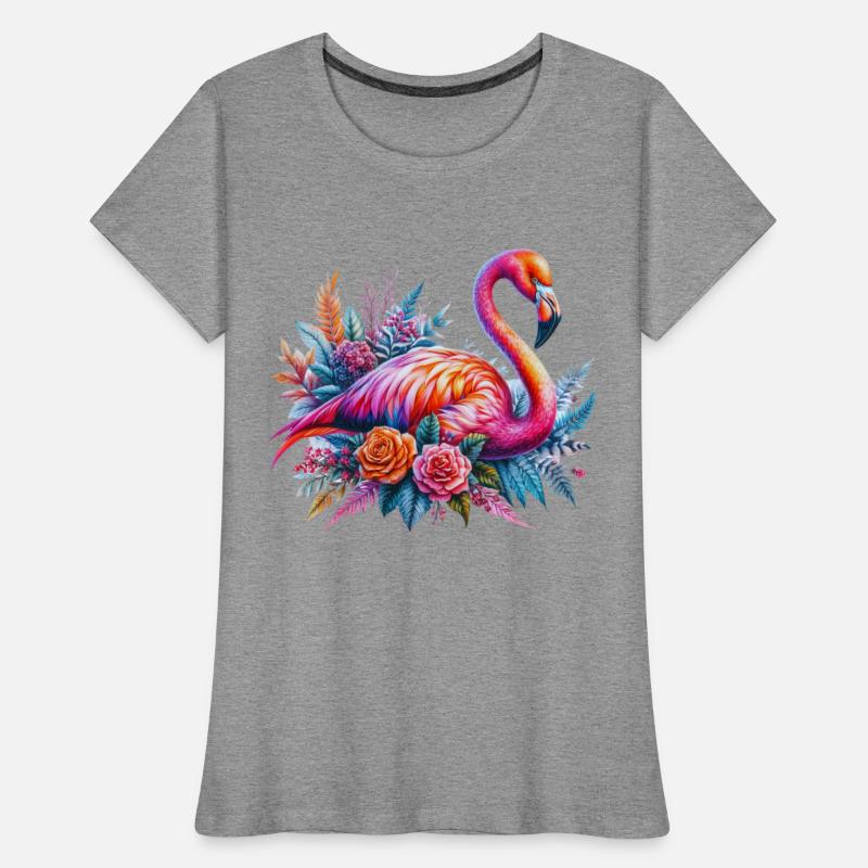 Chic Flamingo Nature-Inspired Style with Floral