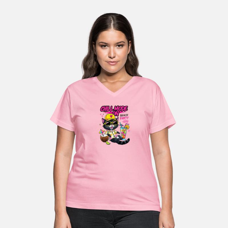 Chill Mode On – Cool Cat Beach Party Vibes