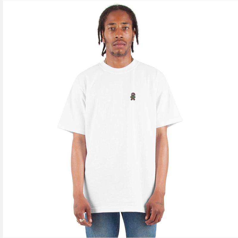 Christmas gingerbread man embroidered