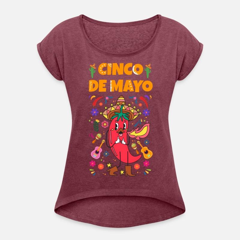 Cinco De Mayo with chili pepper and cactus lover