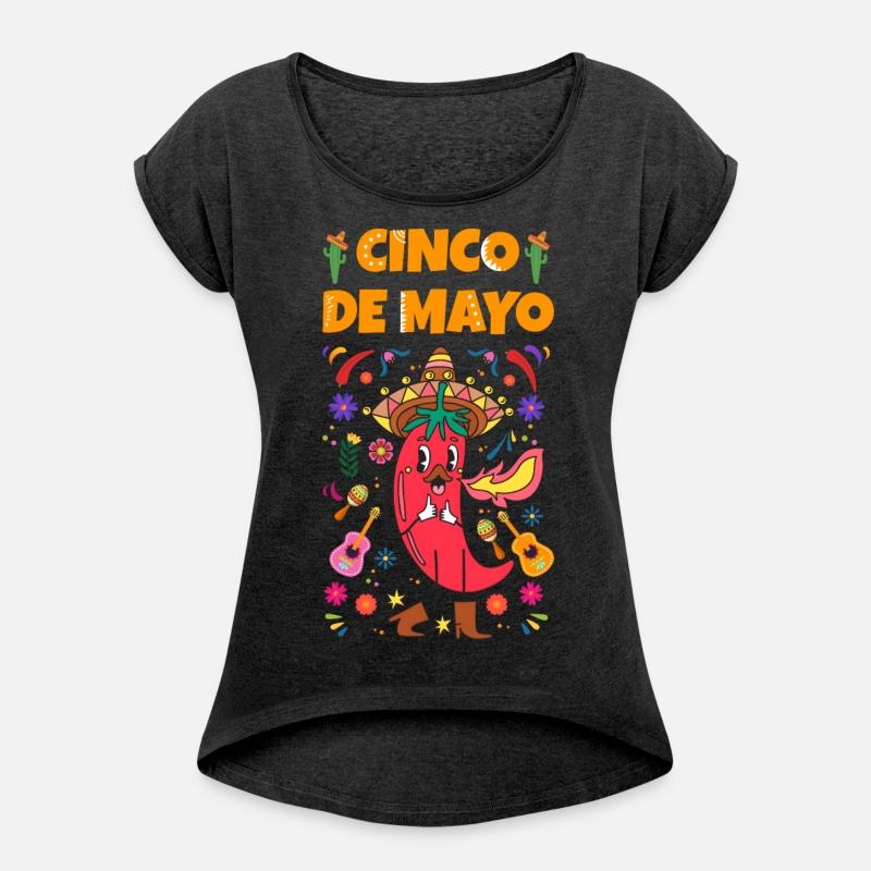 Cinco De Mayo with chili pepper and cactus lover