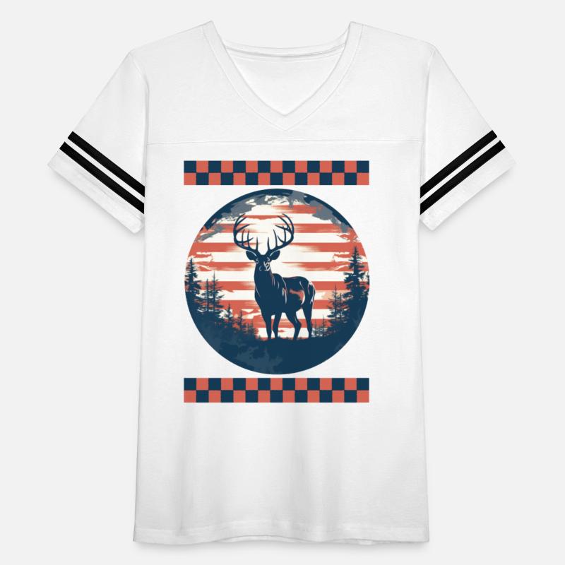 Circular American Flag Arrows Pointing Forest