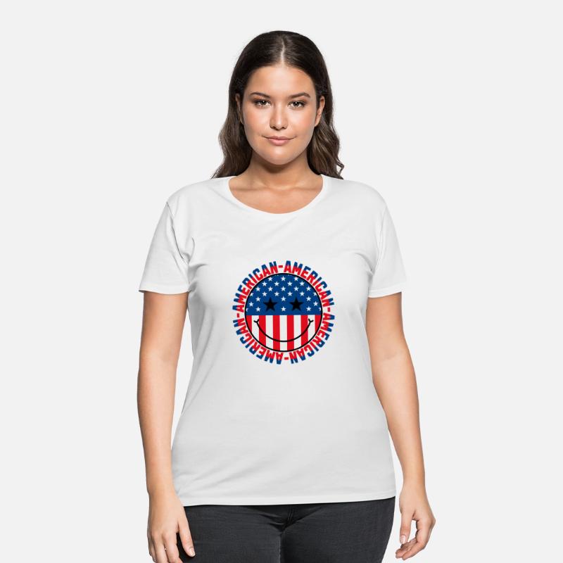 Circular American Flag: Stars, Strips and Smiles