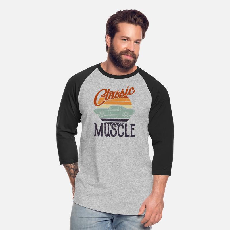 Classic Muscle Car Design Men Vintage Car