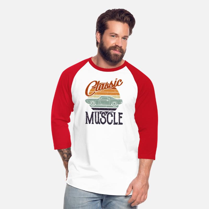 Classic Muscle Car Design Men Vintage Car