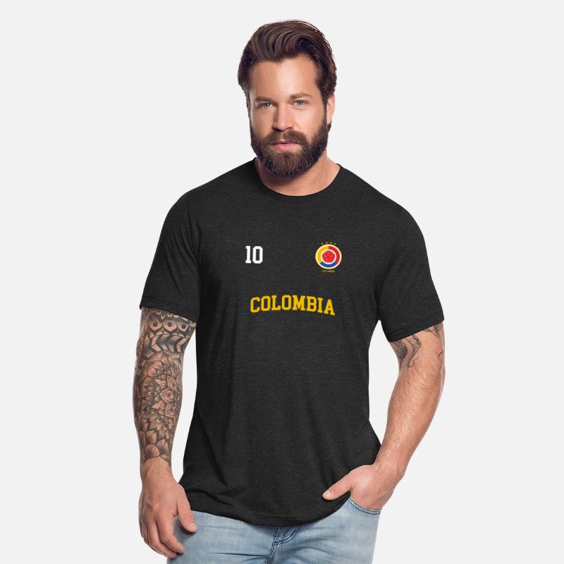Colombia Soccer No. 10 Colombian Flag Camiseta Fut