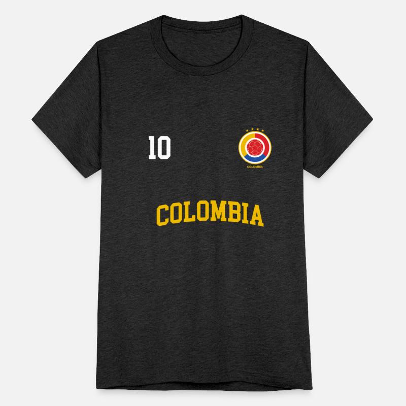 Colombia Soccer No. 10 Colombian Flag Camiseta Fut