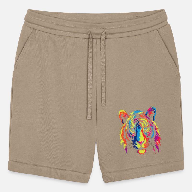 Colorful Modern Rainbow Tiger