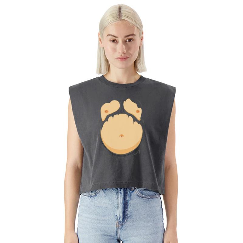 Comic Fat Belly, beer gut, beer belly, chest