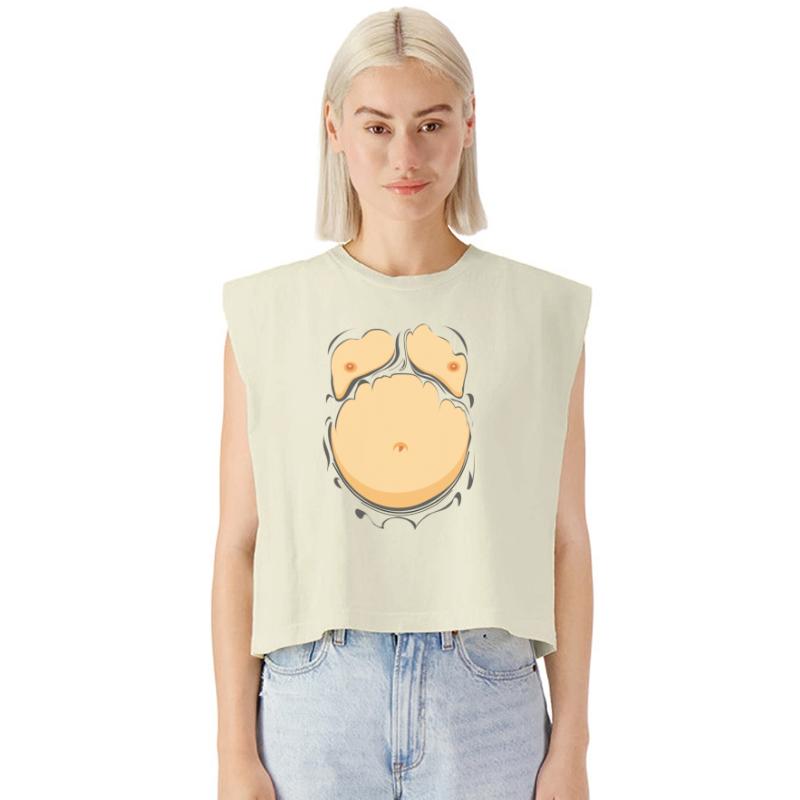 Comic Fat Belly, beer gut, beer belly, chest