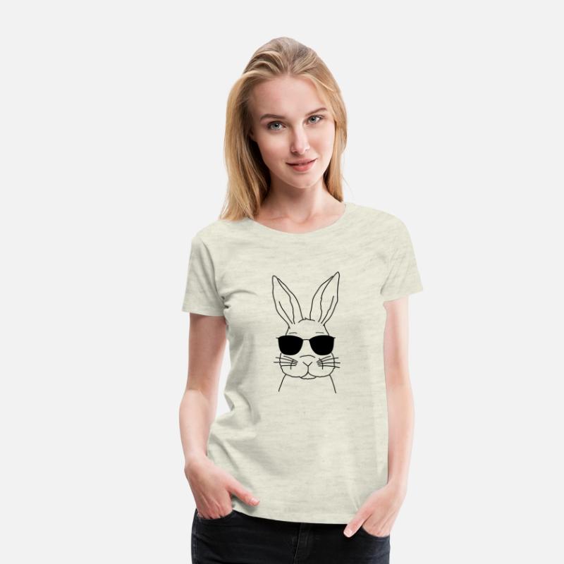 Cool bunny rabbit with sunglasses