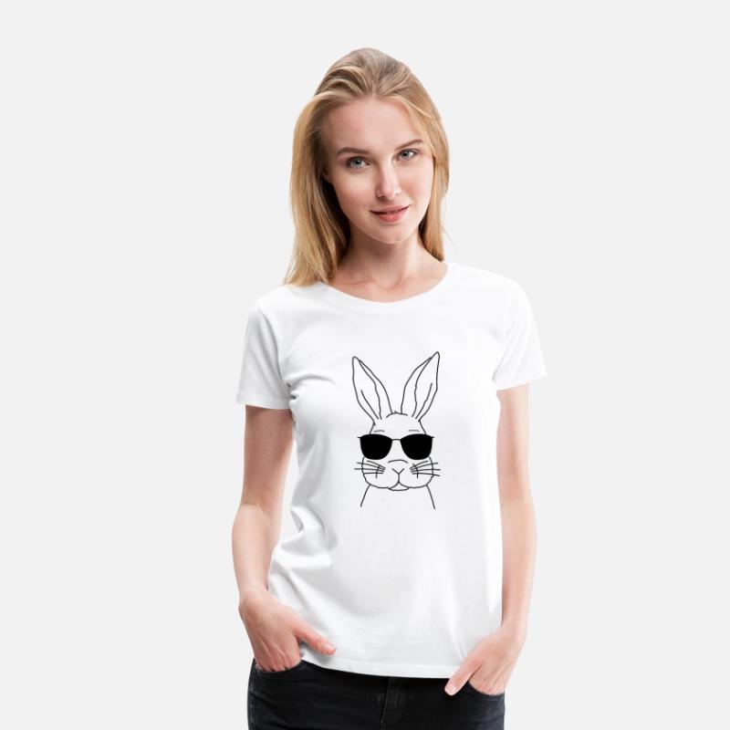 Cool bunny rabbit with sunglasses