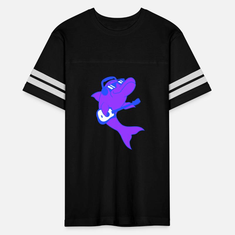 Cool Dolphin Playing Guitar Headphone Sunglasses