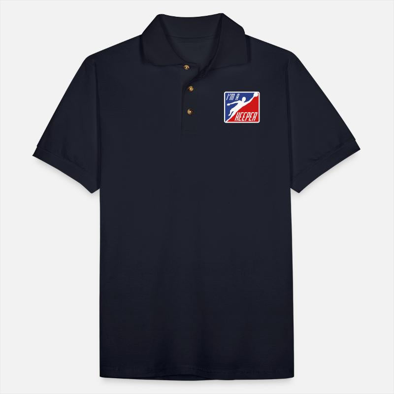 cool I'm a keeper design logo goalkeeper goalkeepe