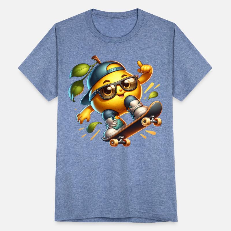 Cool Orange Skater – Fun Fruit with Urban Street S