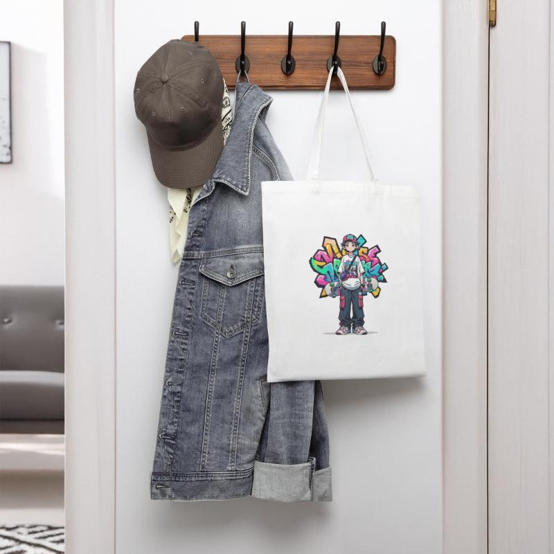 Cool Skate Kid: Trendy Streetwear Illustration