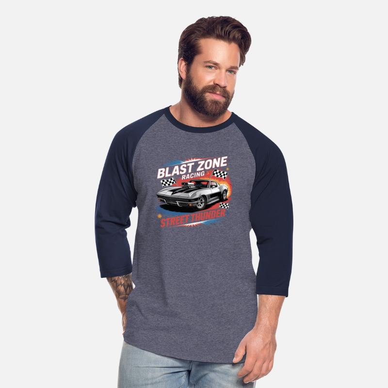 Corvette Drag Racing – Retro Muscle Car VectorTee