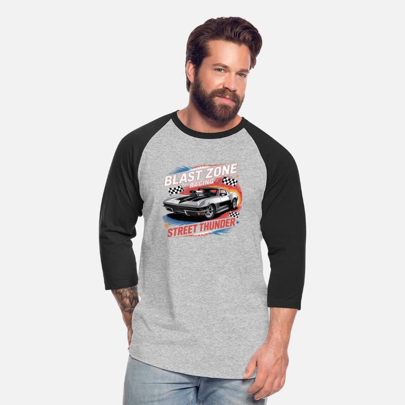 Corvette Drag Racing – Retro Muscle Car VectorTee
