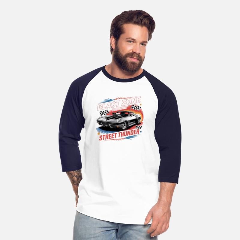 Corvette Drag Racing – Retro Muscle Car VectorTee
