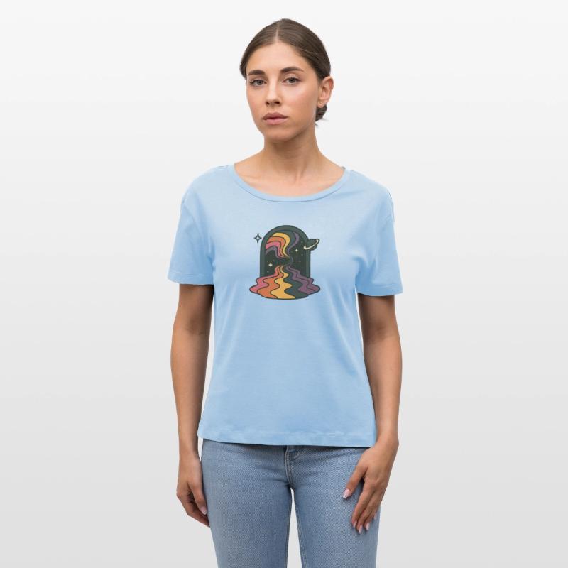 Cosmic Rainbow Portal Illustration