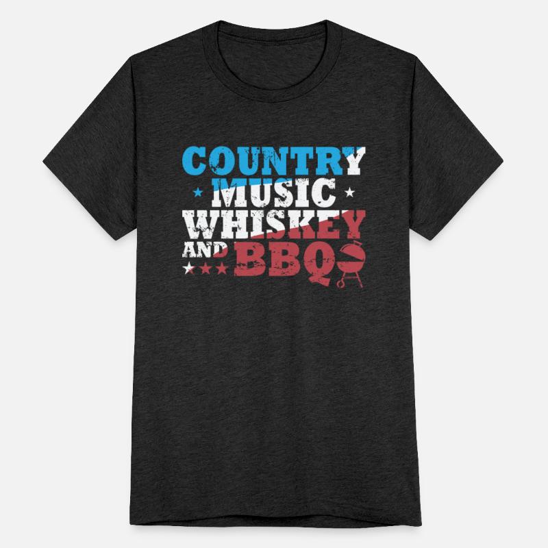 Country Music, Whiskey and BBQ USA Cowboys