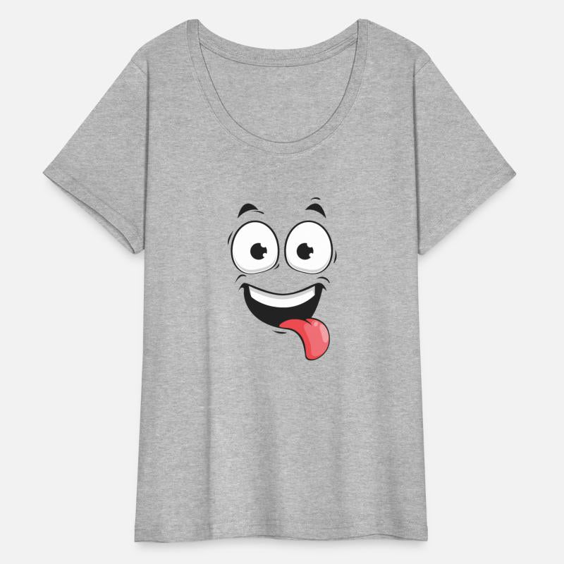 Crazy face expression