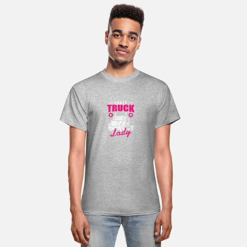 Crazy Truck Lady Occupation Long Distance Trucking