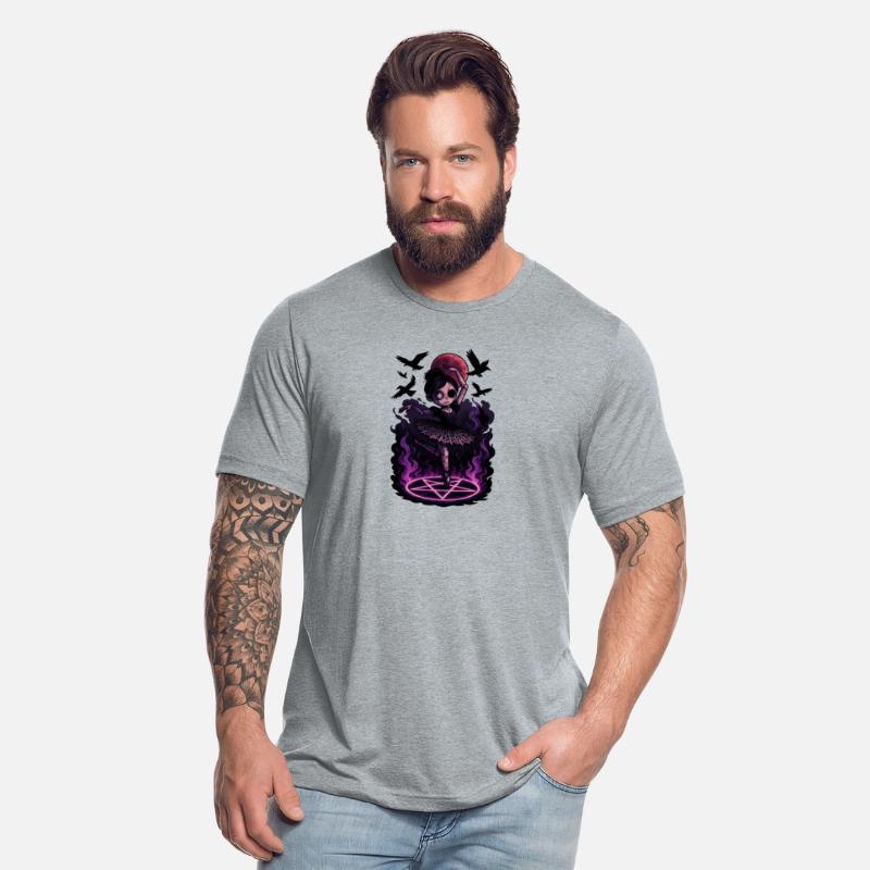 Creepy Ragdoll in Gothic Birdcage Halloween Art