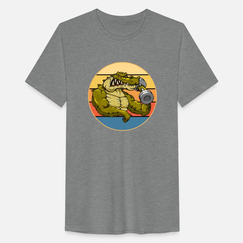 Crocodile Retro Sunset Vintage Wild Animal
