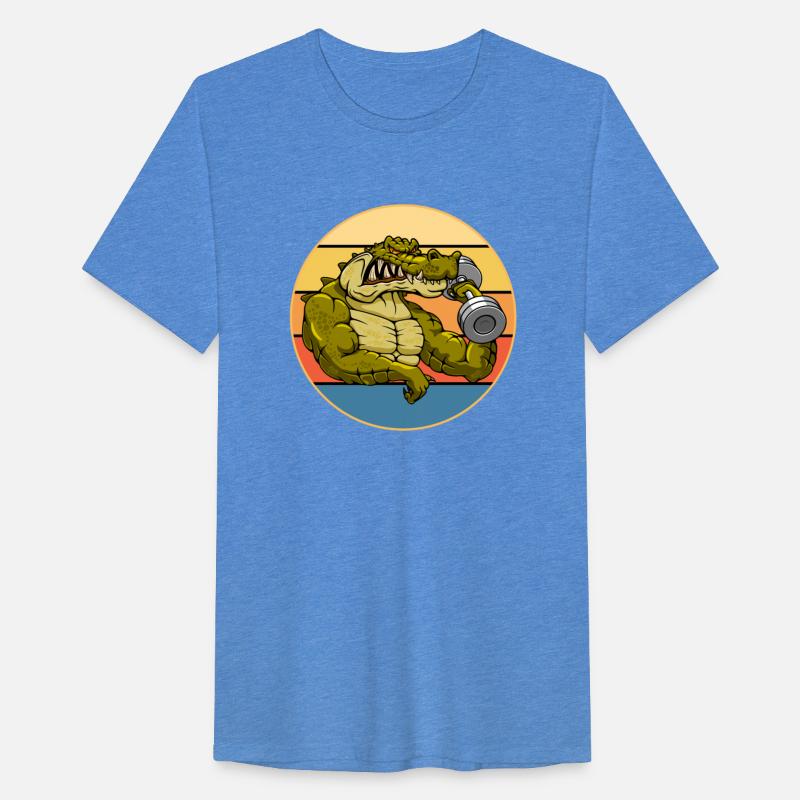 Crocodile Retro Sunset Vintage Wild Animal