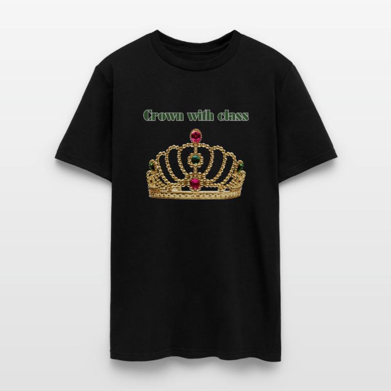 Crown with Class" Premium T-Shirt