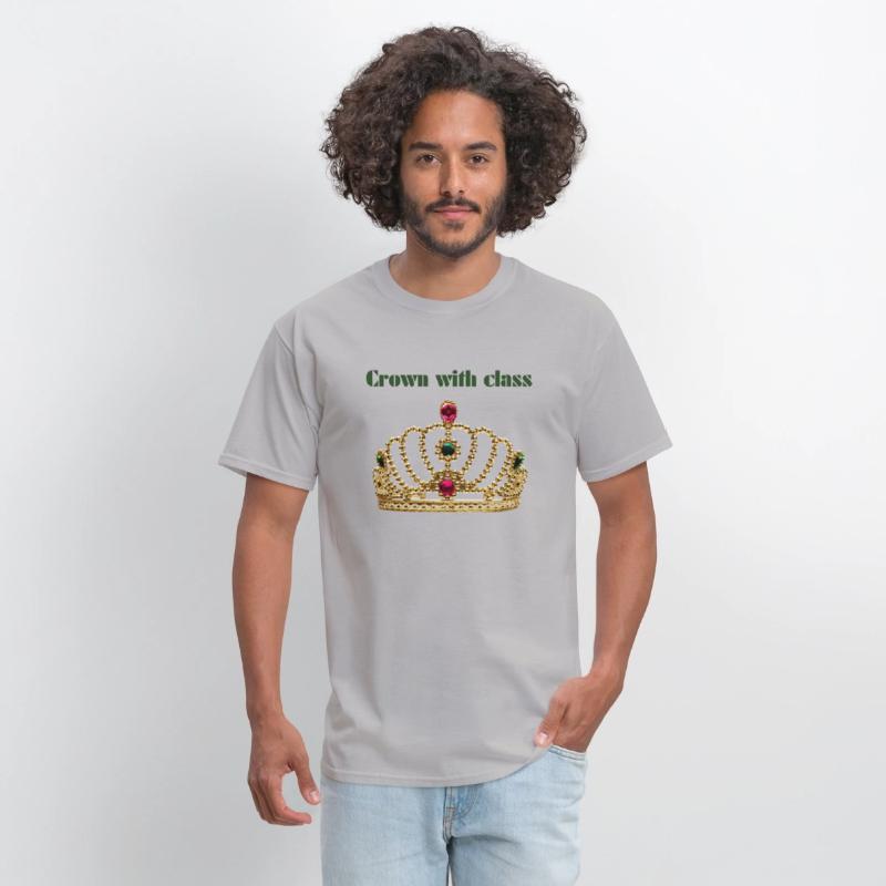 Crown with Class" Premium T-Shirt