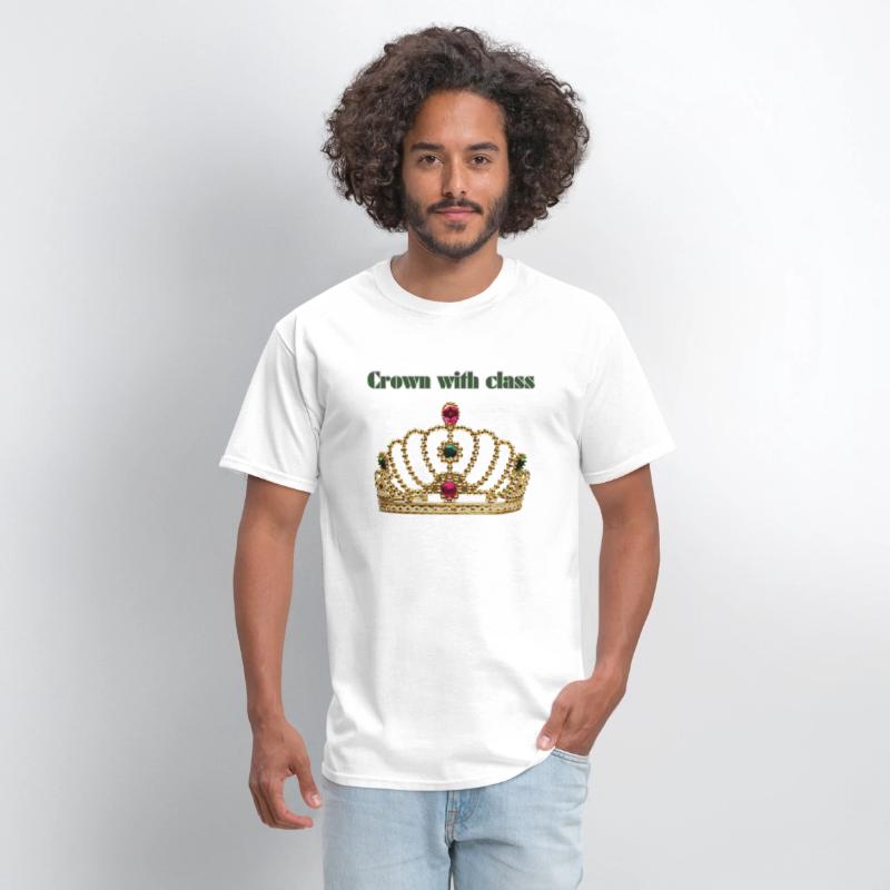 Crown with Class" Premium T-Shirt