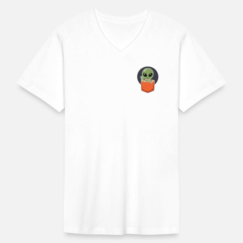 Cute Alien Peeking From Pocket