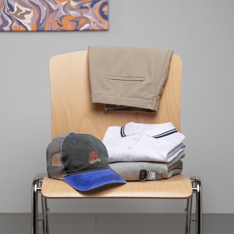 Cute D20 Gaming Die with Floral Banner