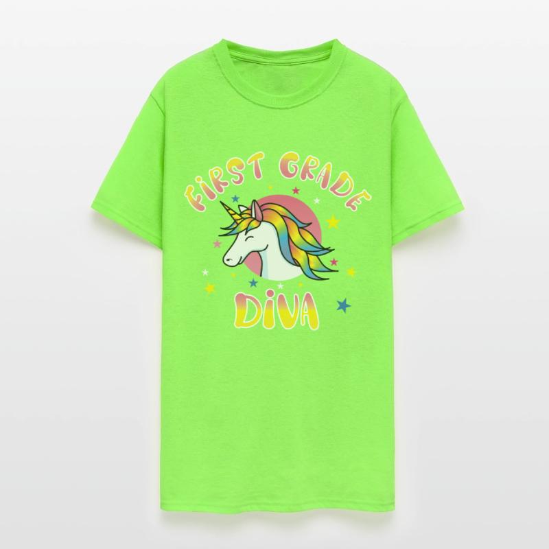 Cute First Grade Diva Schoolgirl Unicorn