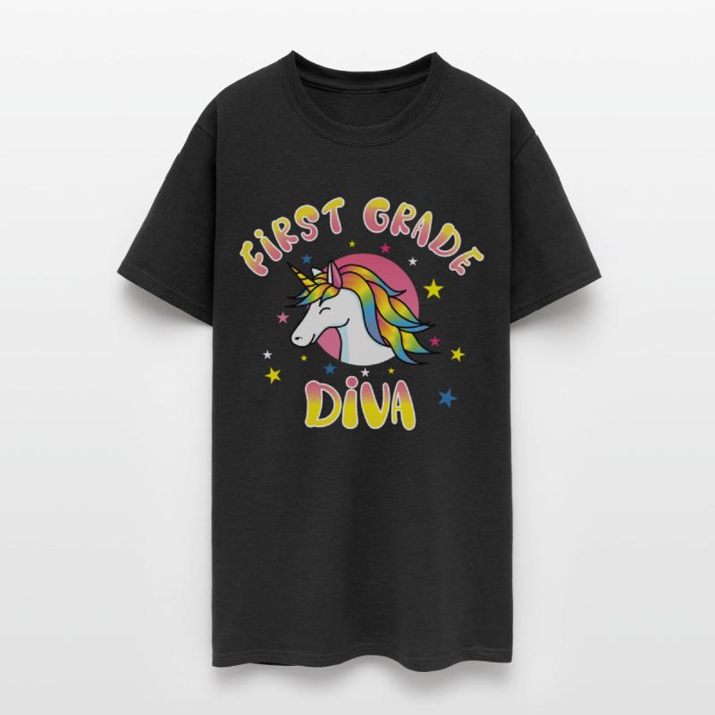 Cute First Grade Diva Schoolgirl Unicorn