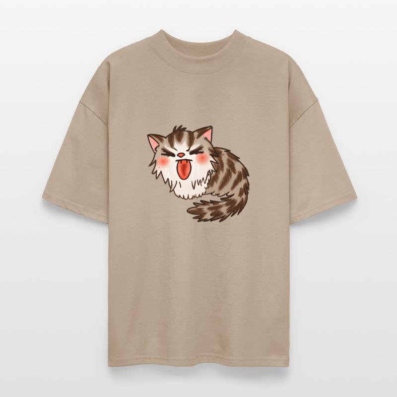 Cute Grumpy Cat With Tongue Sticking Out