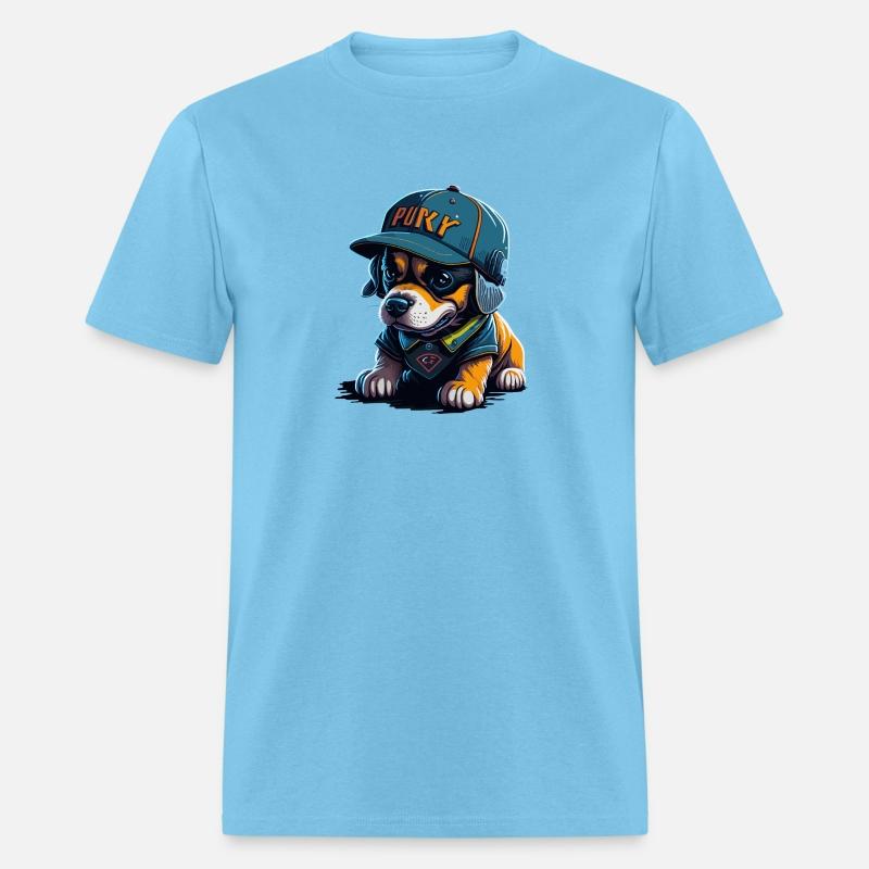 Cute Rottweiler Dog Wearing Baseball Hat