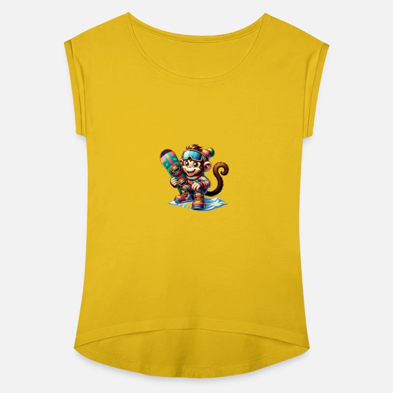 Cute Snowboarder Monkey