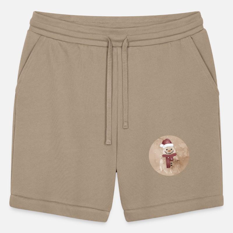 cute snowman with cap and beet nose