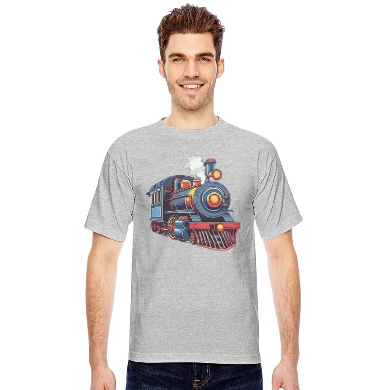 Cute Train Railroad Locomotive