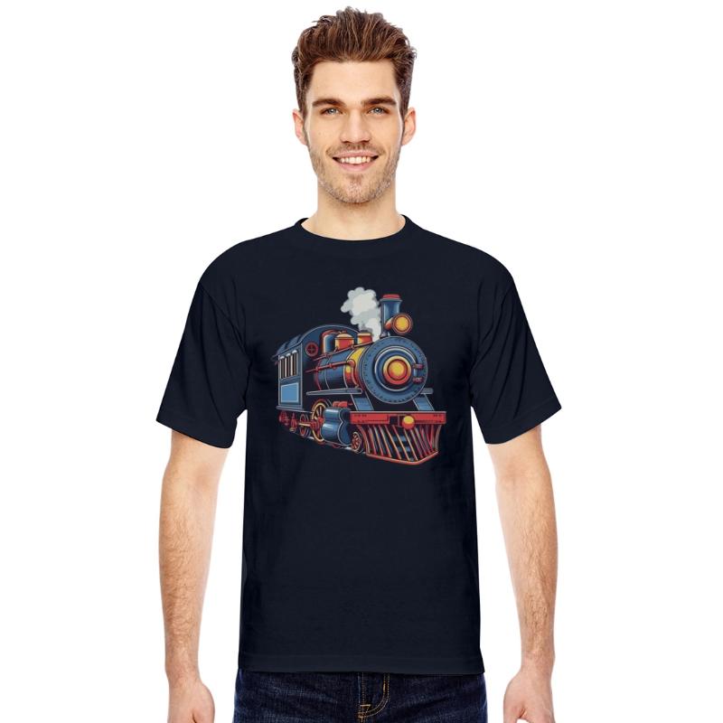 Cute Train Railroad Locomotive